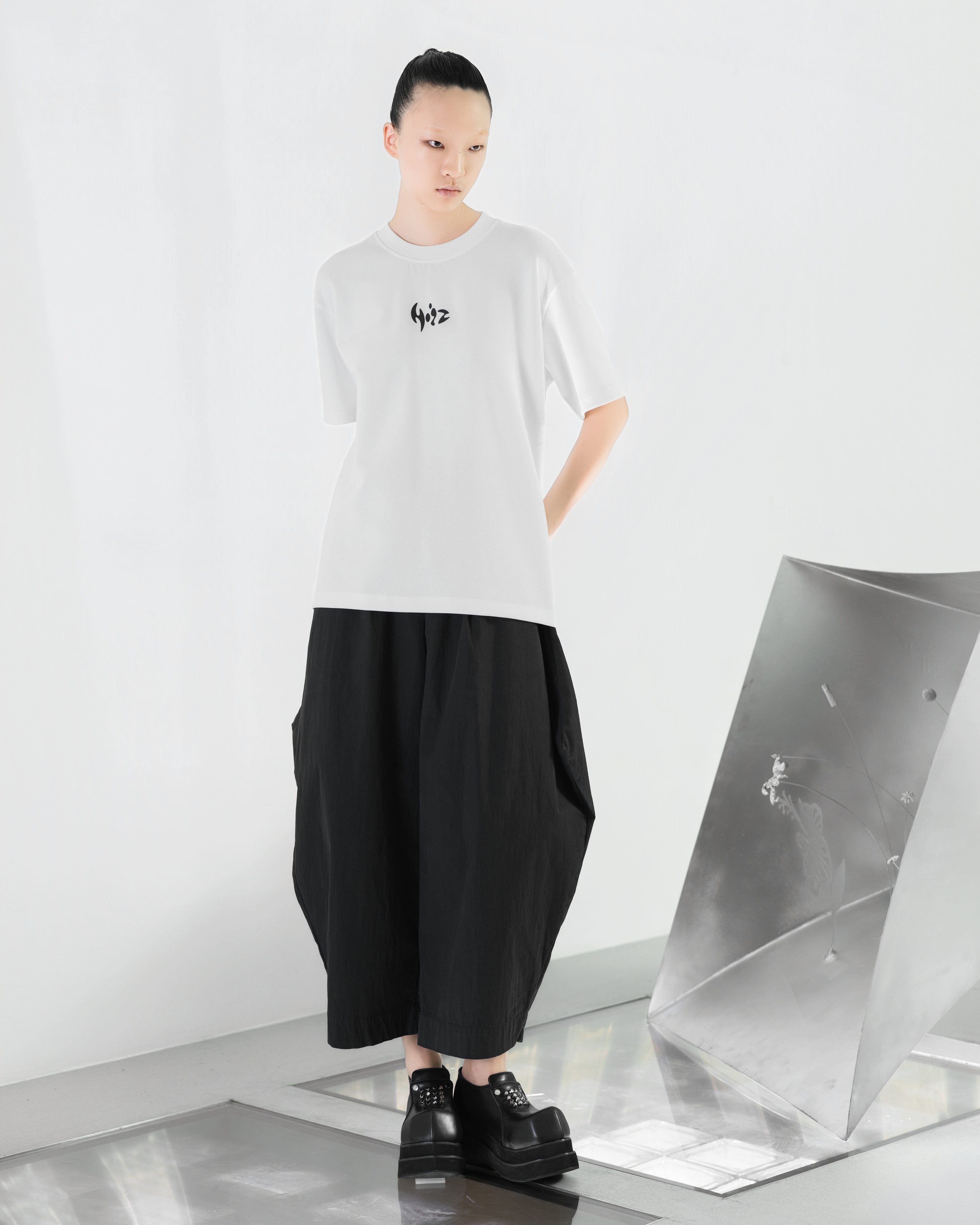 NOIZ N7TP5 Back Puff Print Oversize Tee