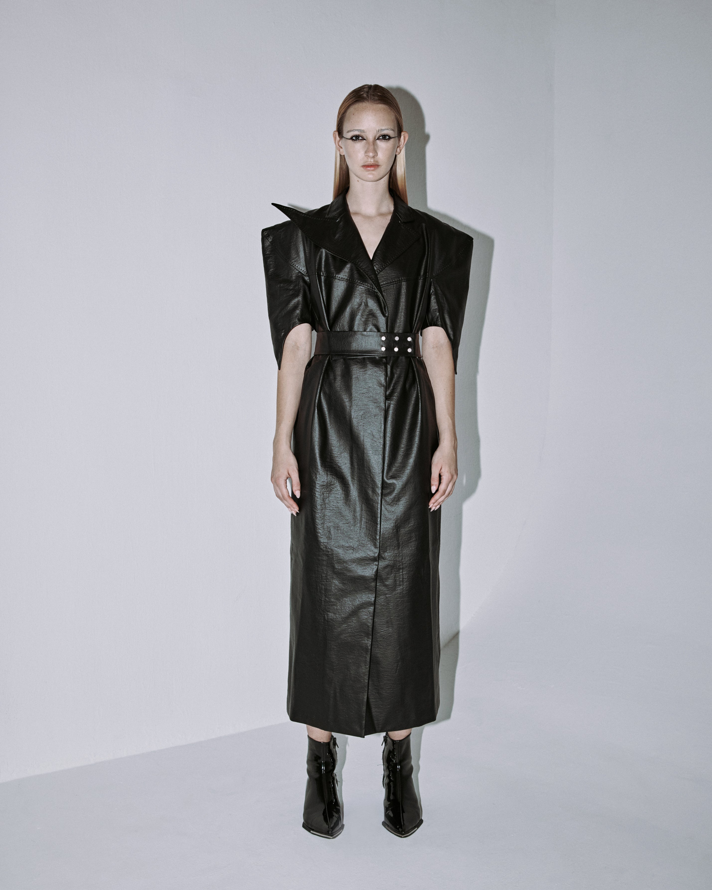 Cassan Half-Sleeve Blazer Dress