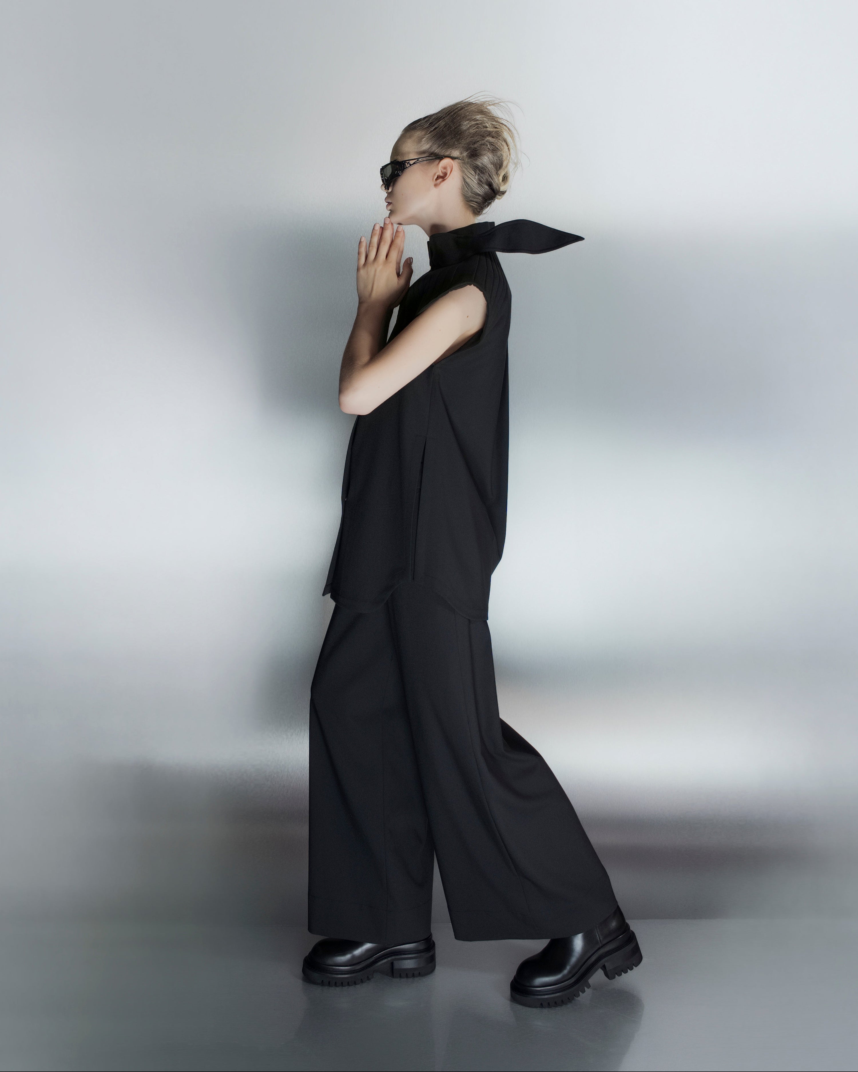 A-JANE Baroq Structured Wire Collar Shirt