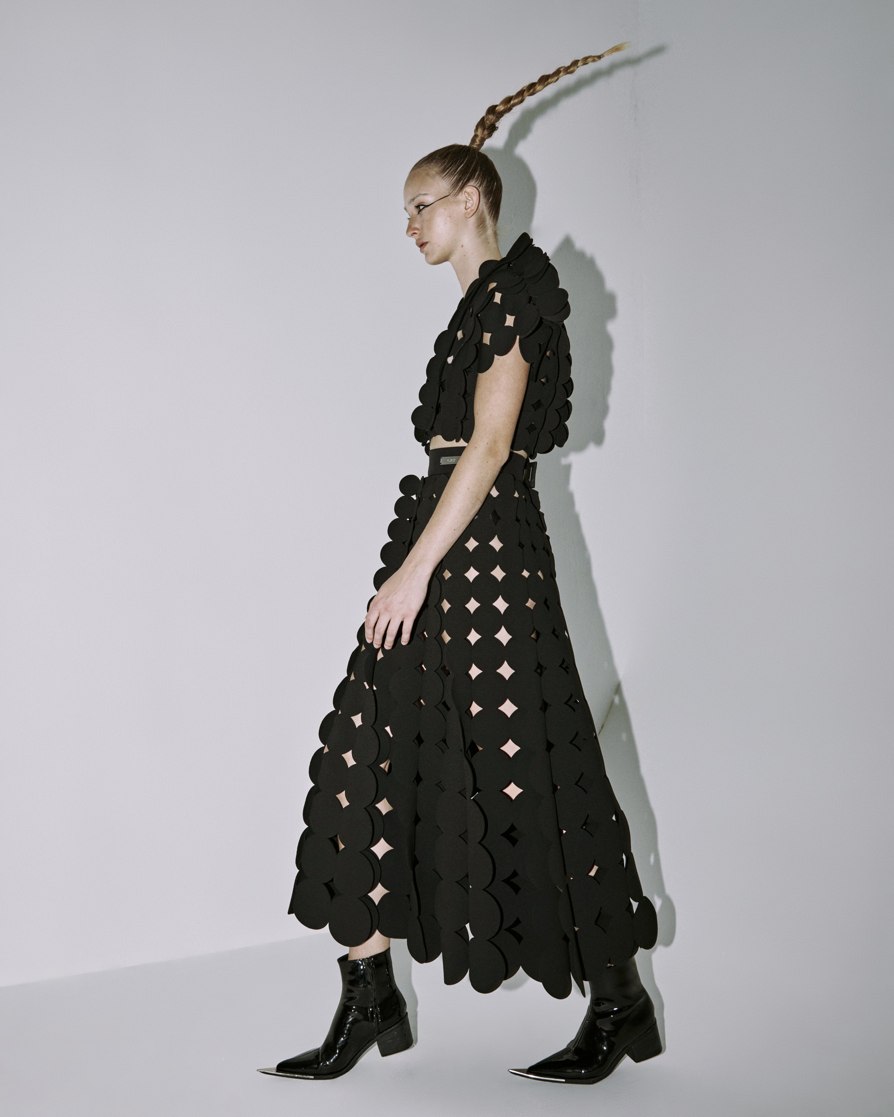 A-JANE Ooloo Laser Cut Skirt