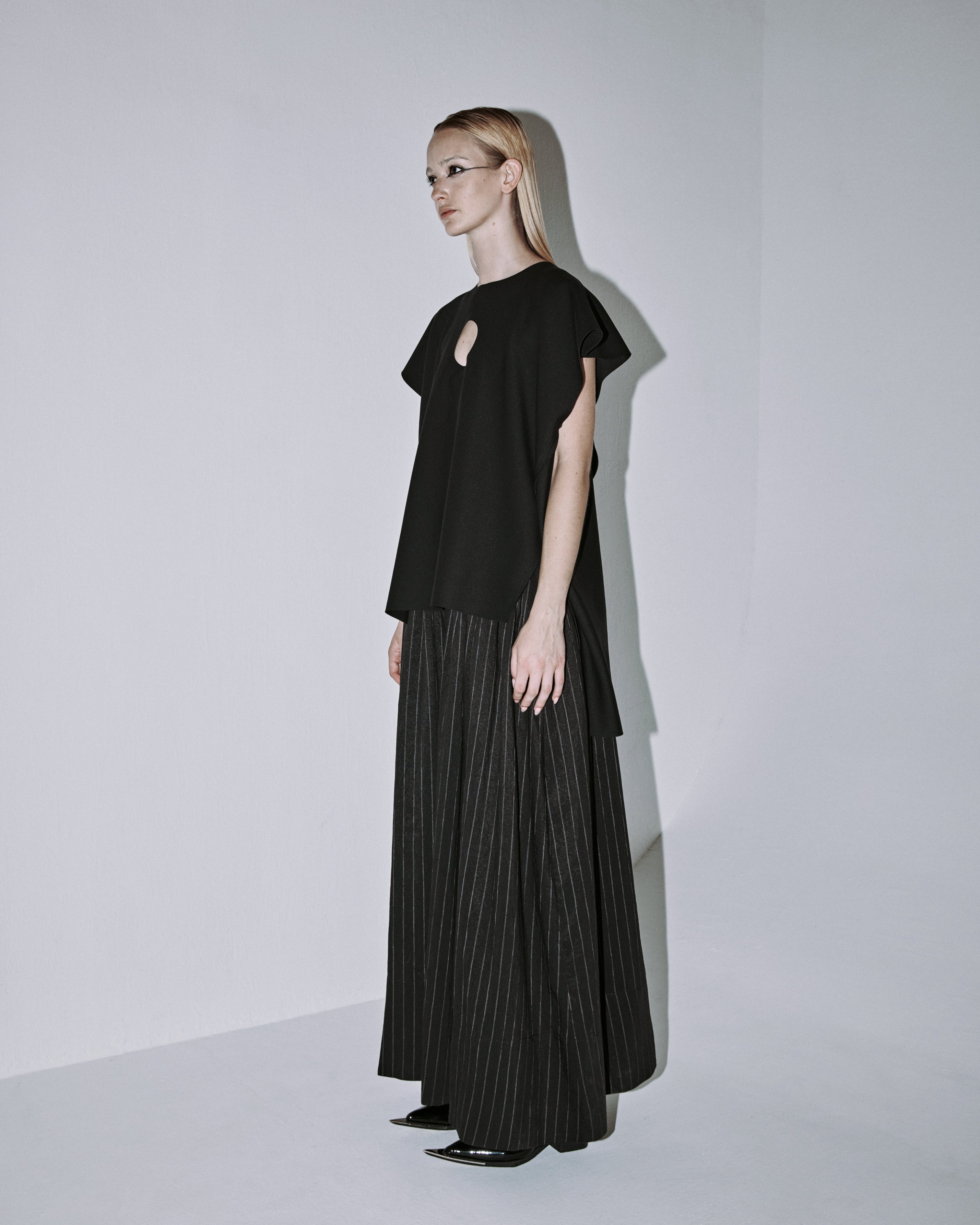 A-JANE Olo Laser Cut Boxy Top