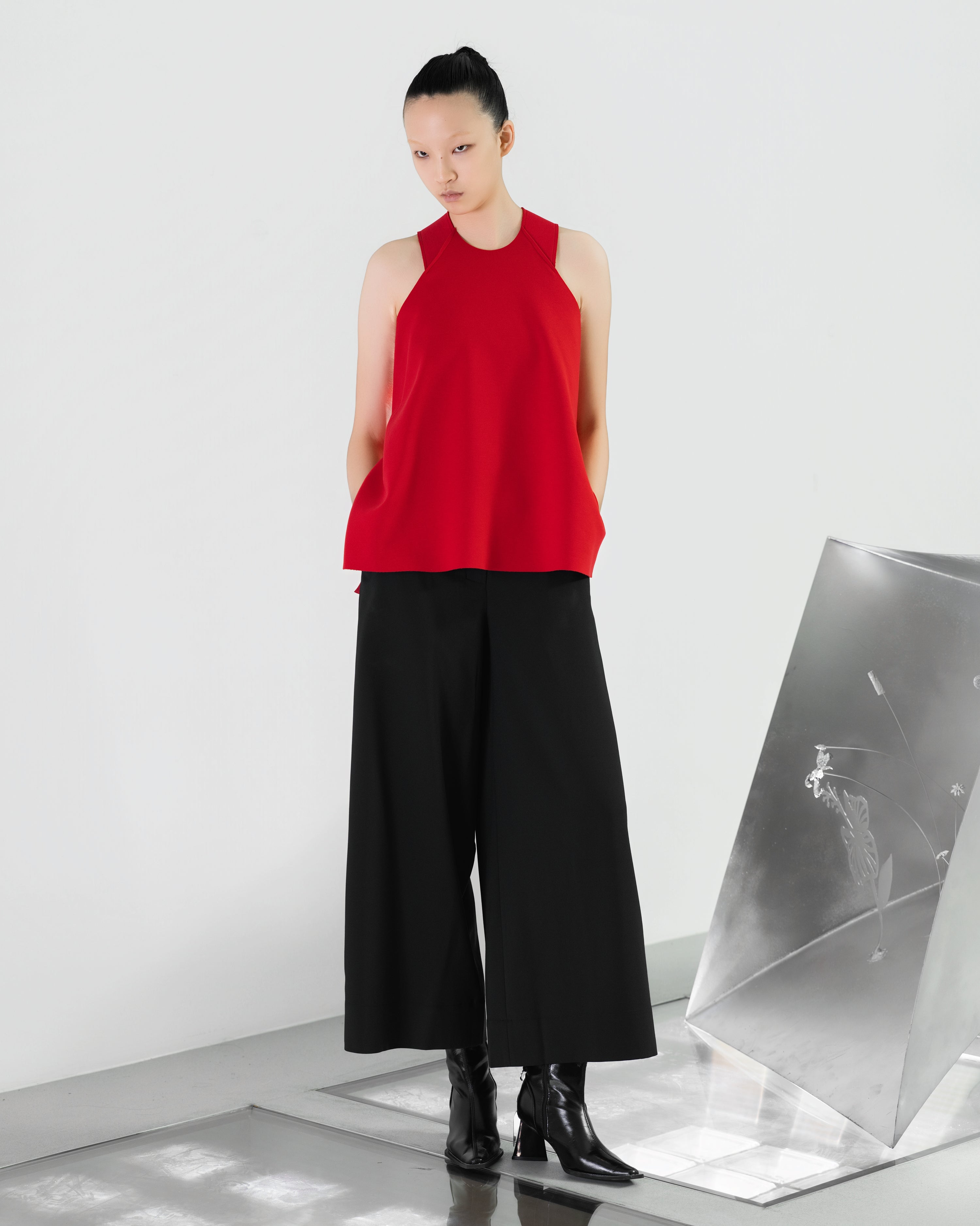 A-JANE UTA Laser Cut Tank Top