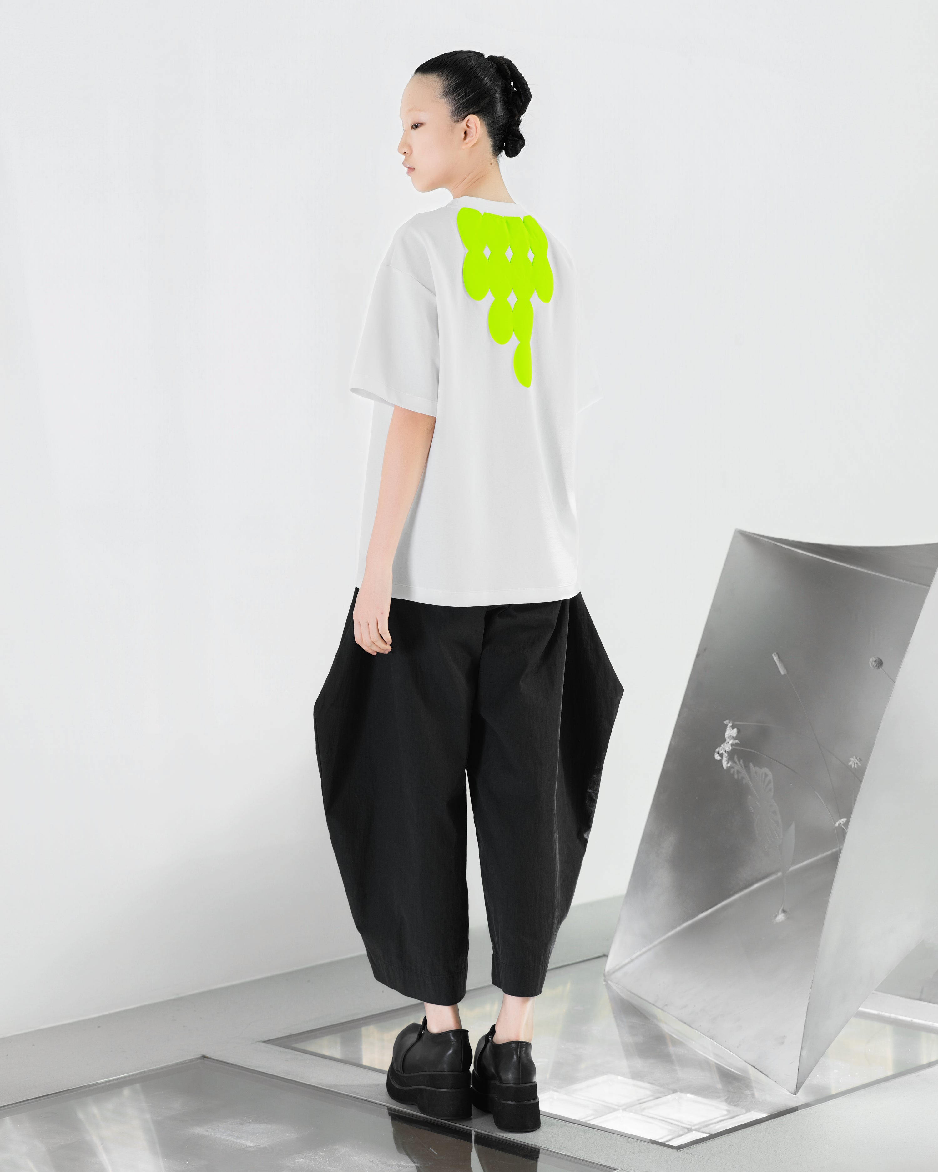 NOIZ N7TP6 Back Puff Print Oversize Tee