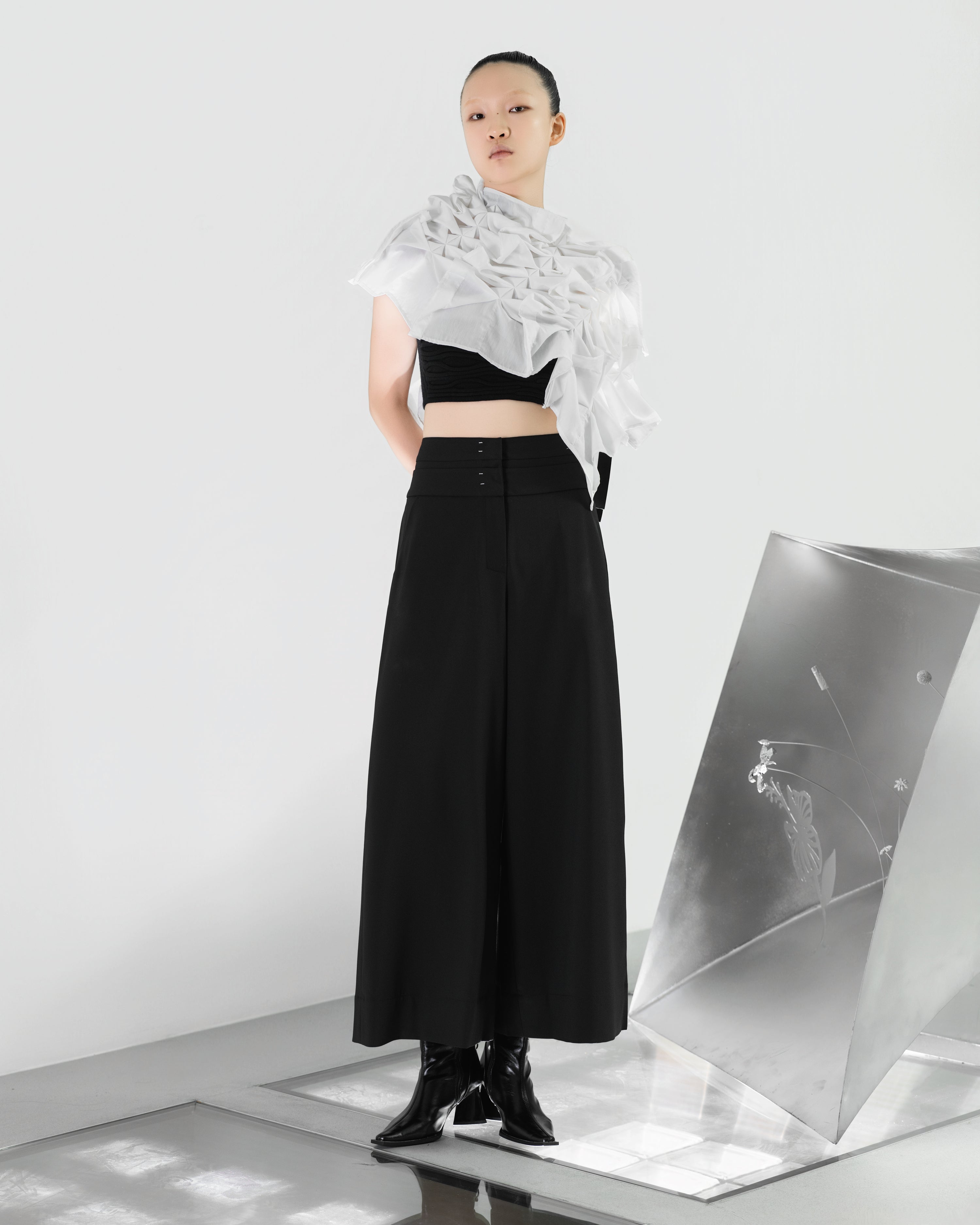 Lanae Origami Ruffle Multi Way Art Piece