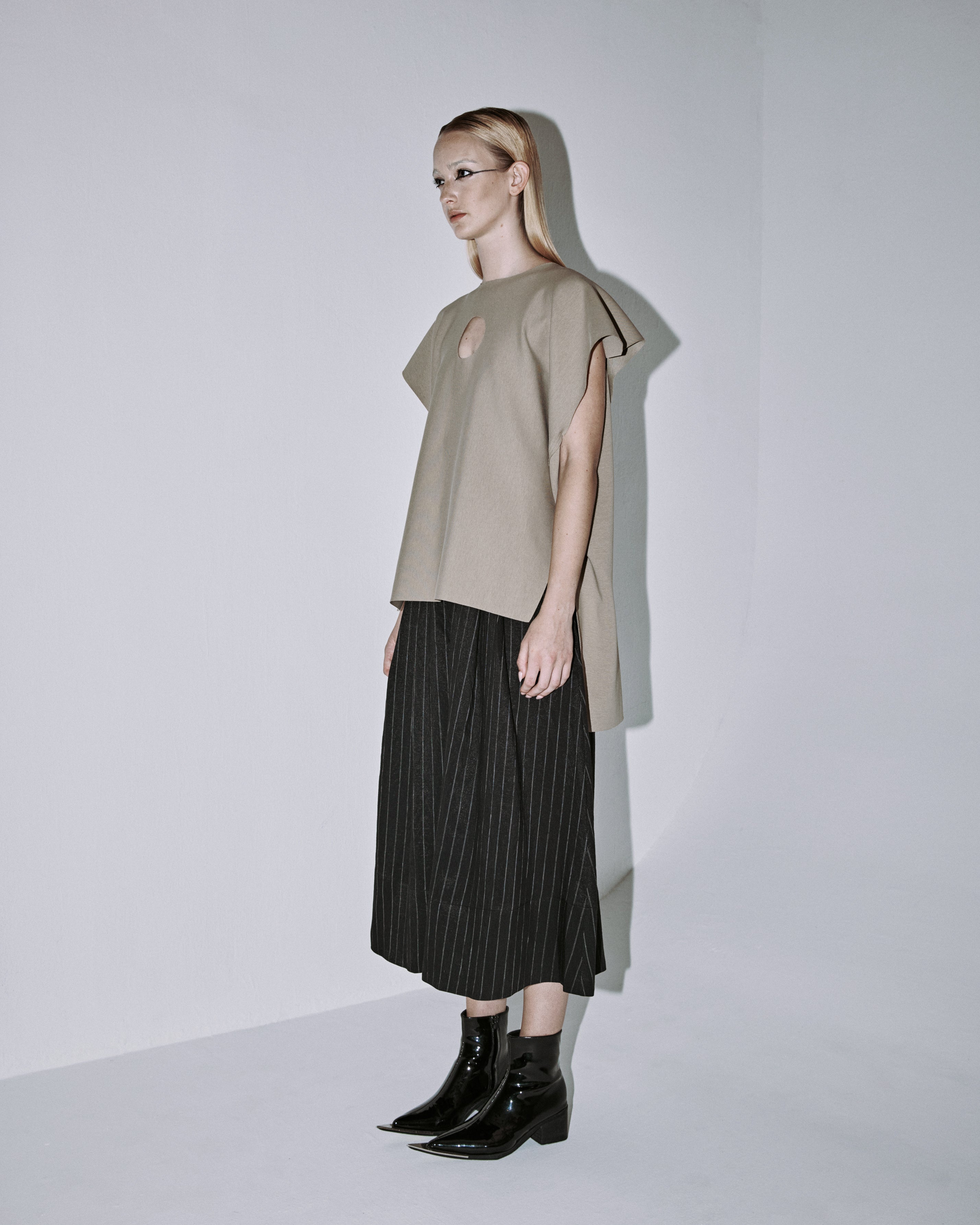A-JANE OLO Laser Cut Boxy Top