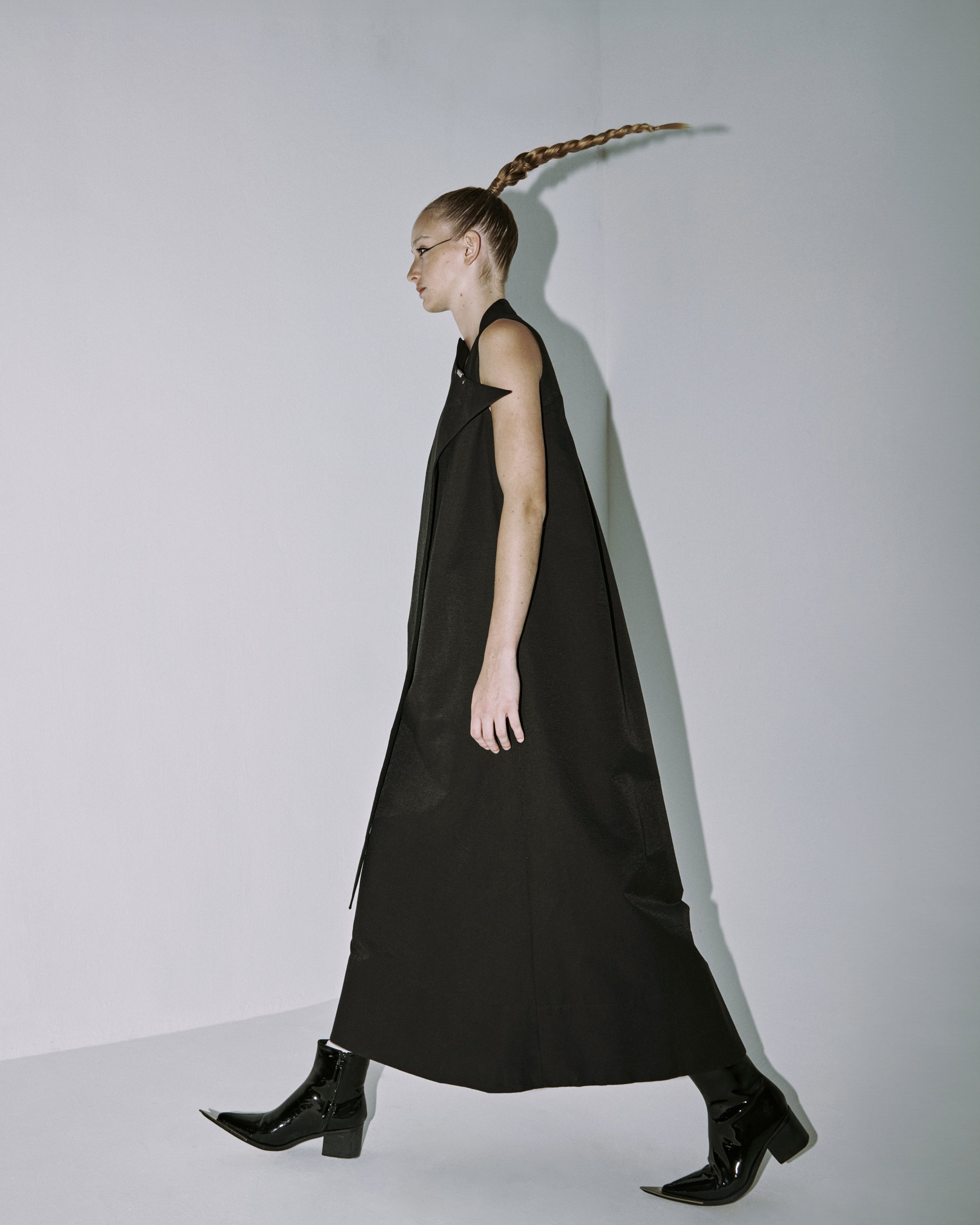 A-JANE Splat Asymmetrical Spiked Maxi Dress A-JANE Splat Asymmetrical Spiked Maxi Dress