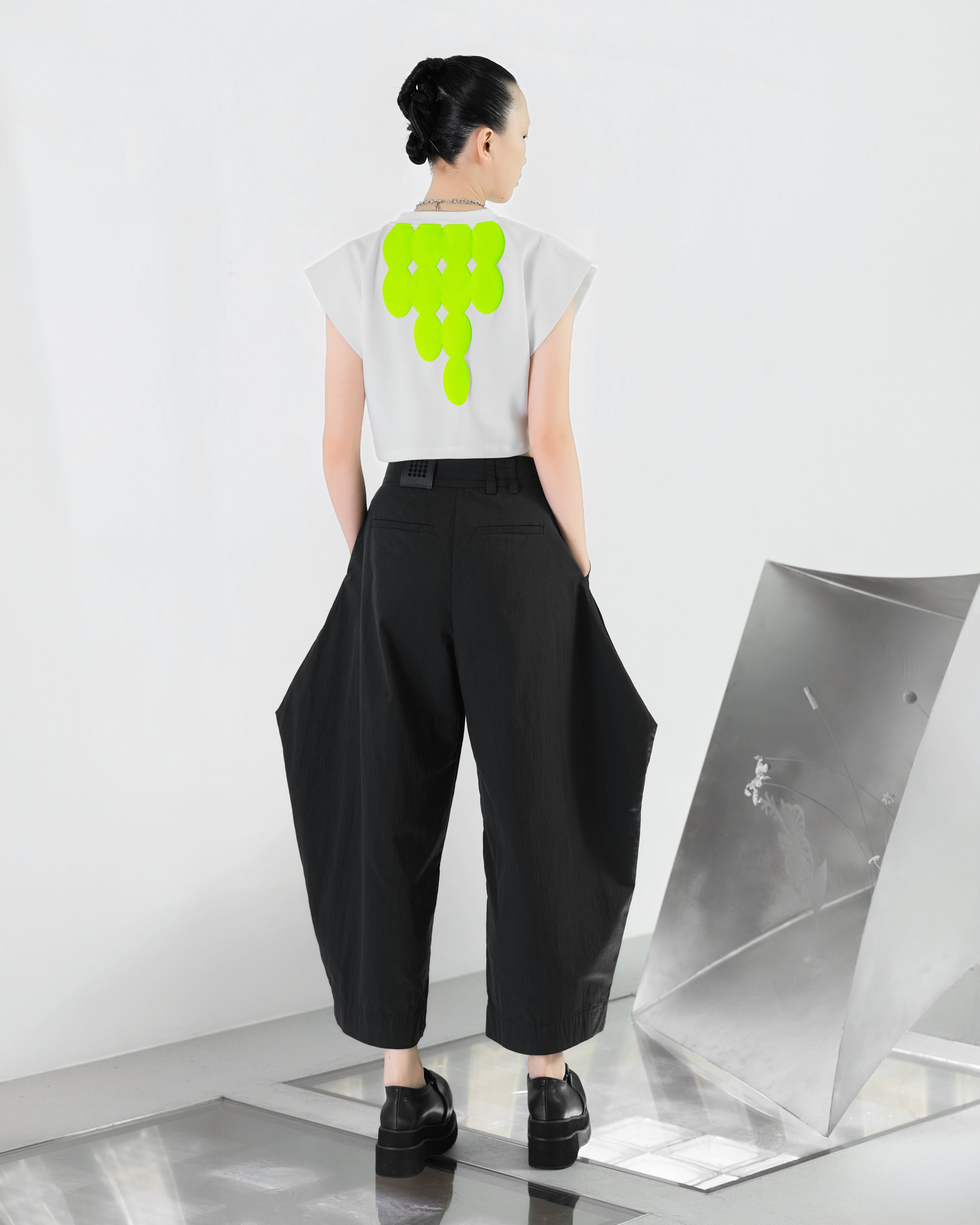 NOIZ N7TP3 Puff Print Crop Top