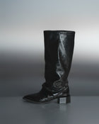 A-JANE Vanz Pointed-Toe Knee-High Boots