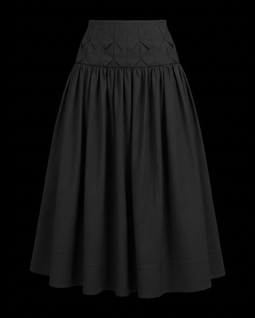 A-JANE Vannti Origami Midi Skirt