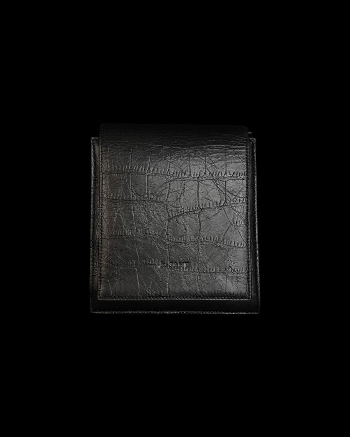 A-JANE Embossed Leather Crossbody Bag