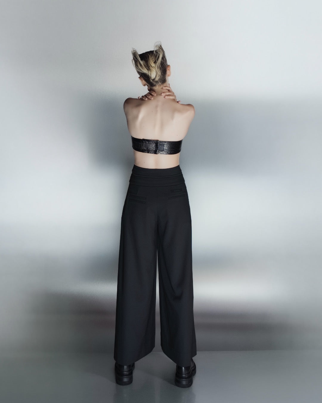 A-JANE Mavi Double Waistband Cropped Tailored Pants