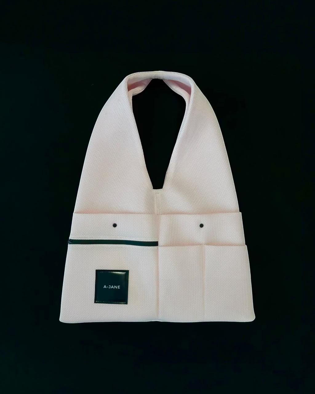 A-JANE Mesh Spongy Hobo Tote Bag