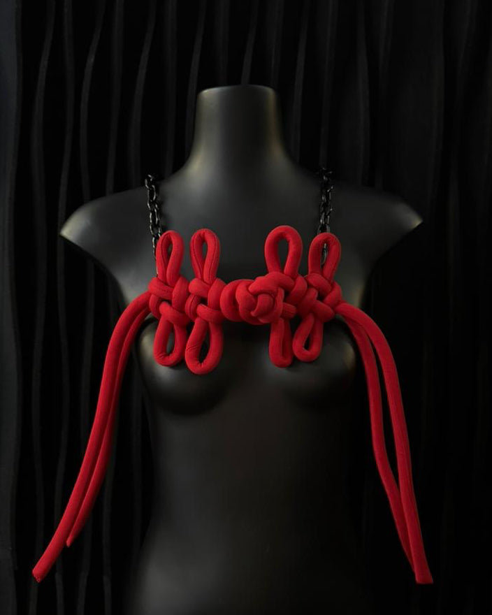 A-JANE CNY Large Knot Necklace