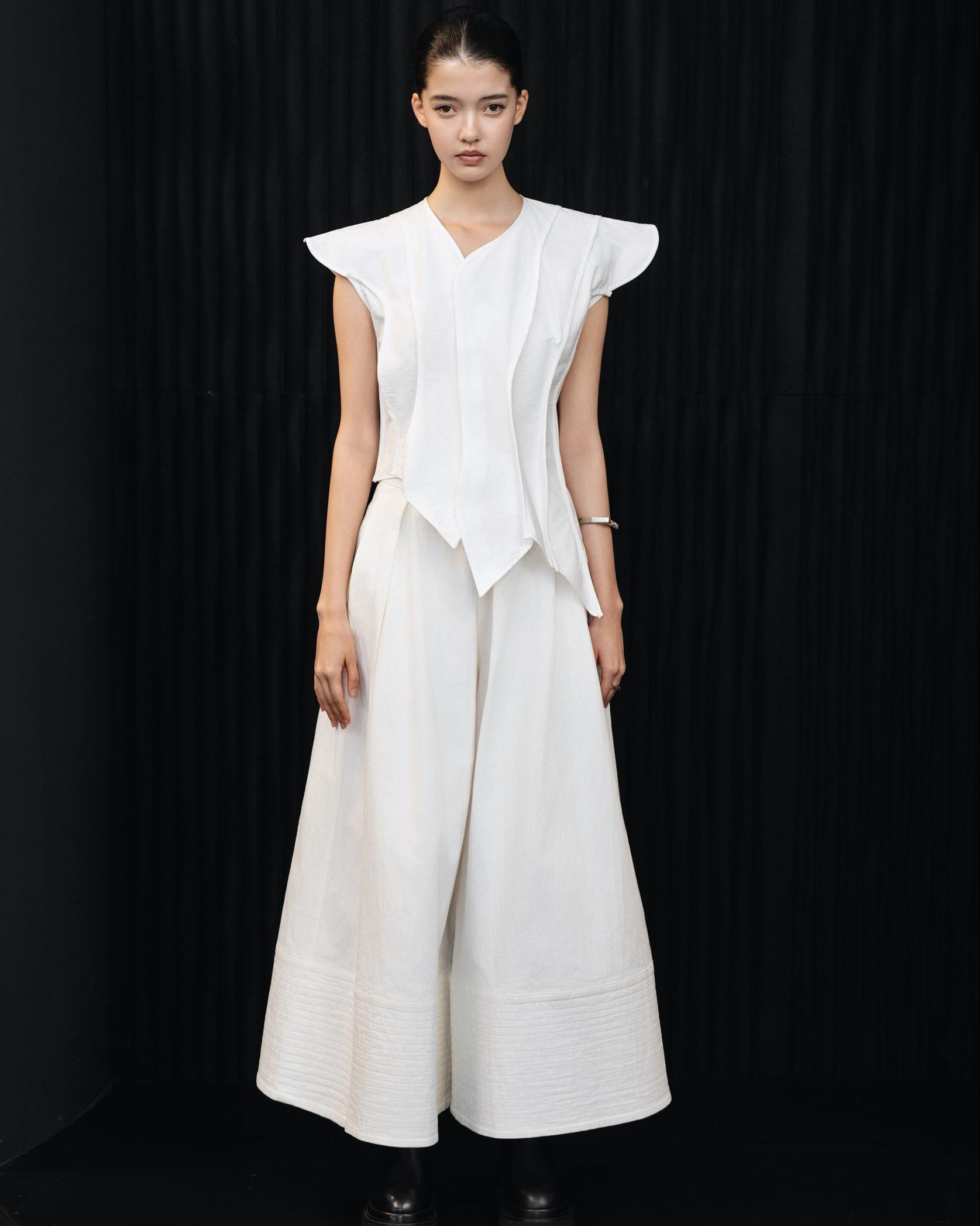 A-JANE SS25 Ash Multi Stripes Palazzo