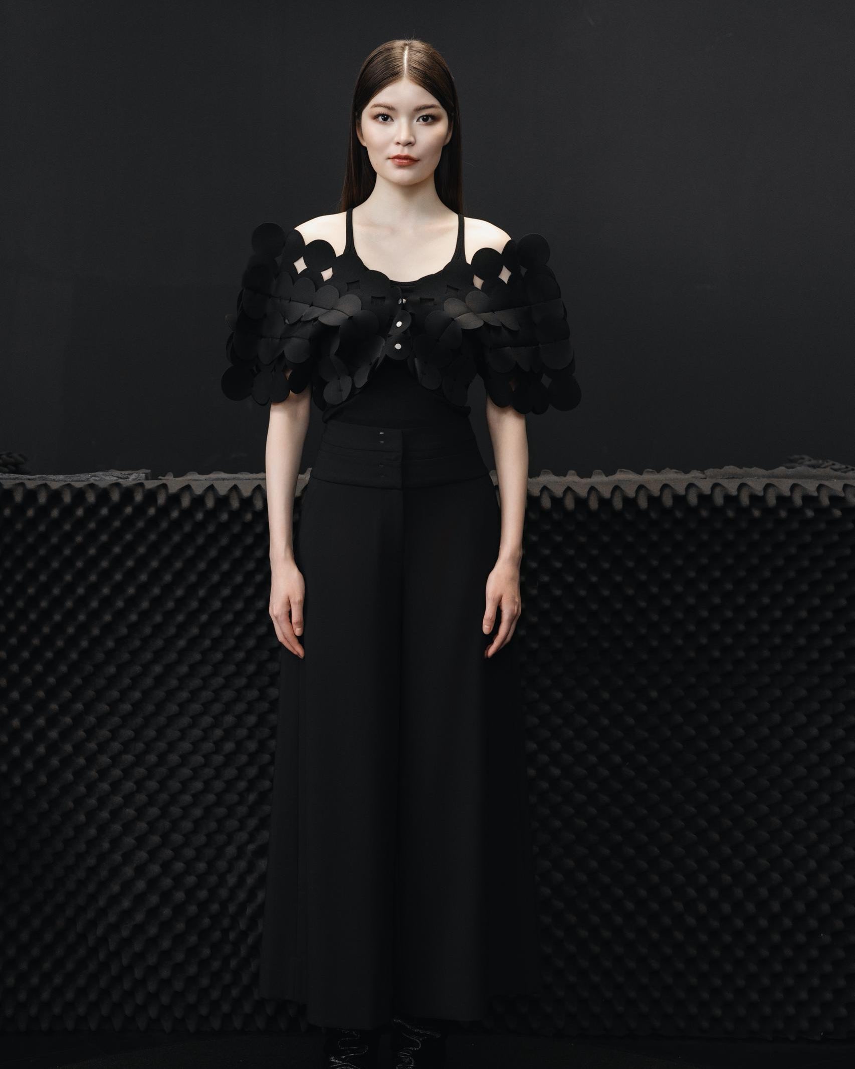 A-JANE Mavi Double Waistband Cropped Tailored Pants