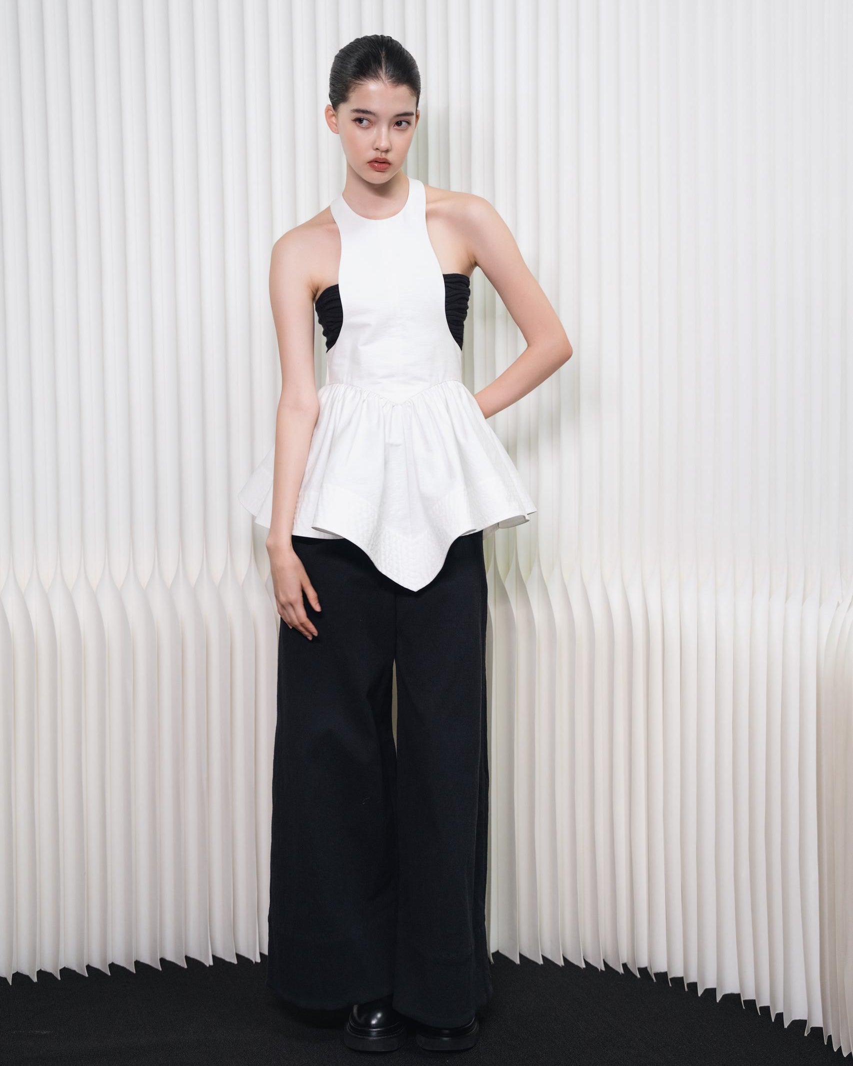 A-JANE Boppe Overlaptsped Pants