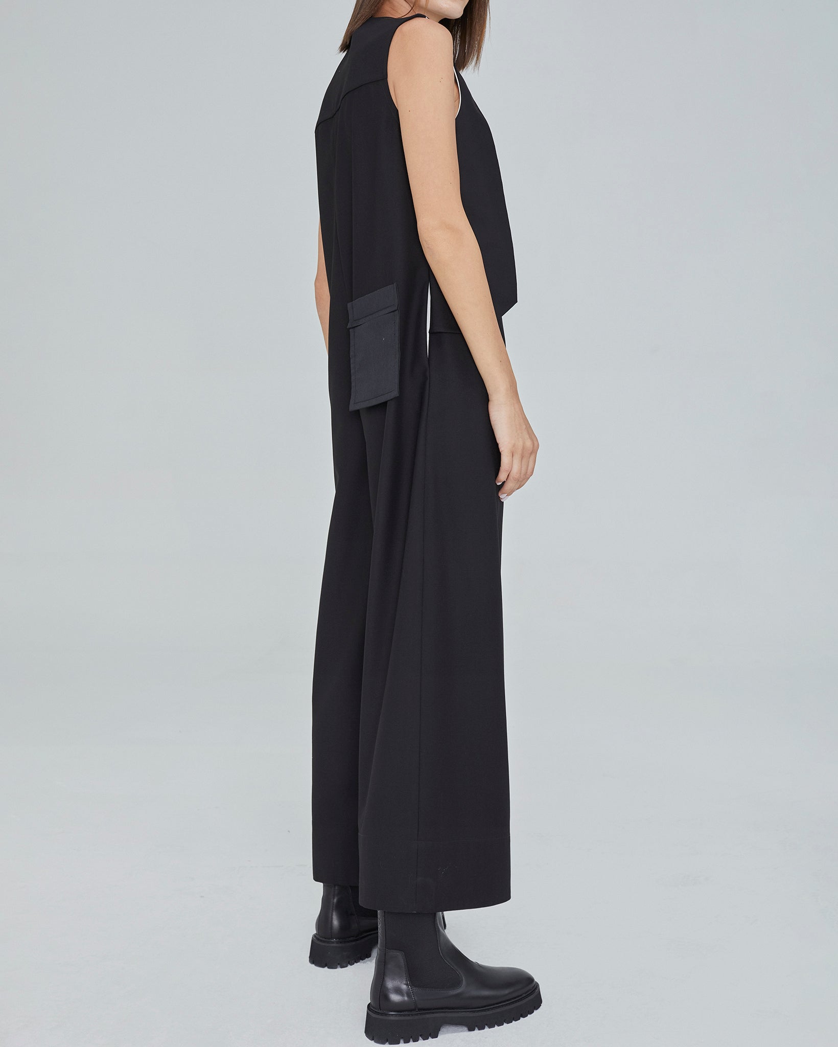 A-JANE Jaz Sleeveless Formal Jumpsuit
