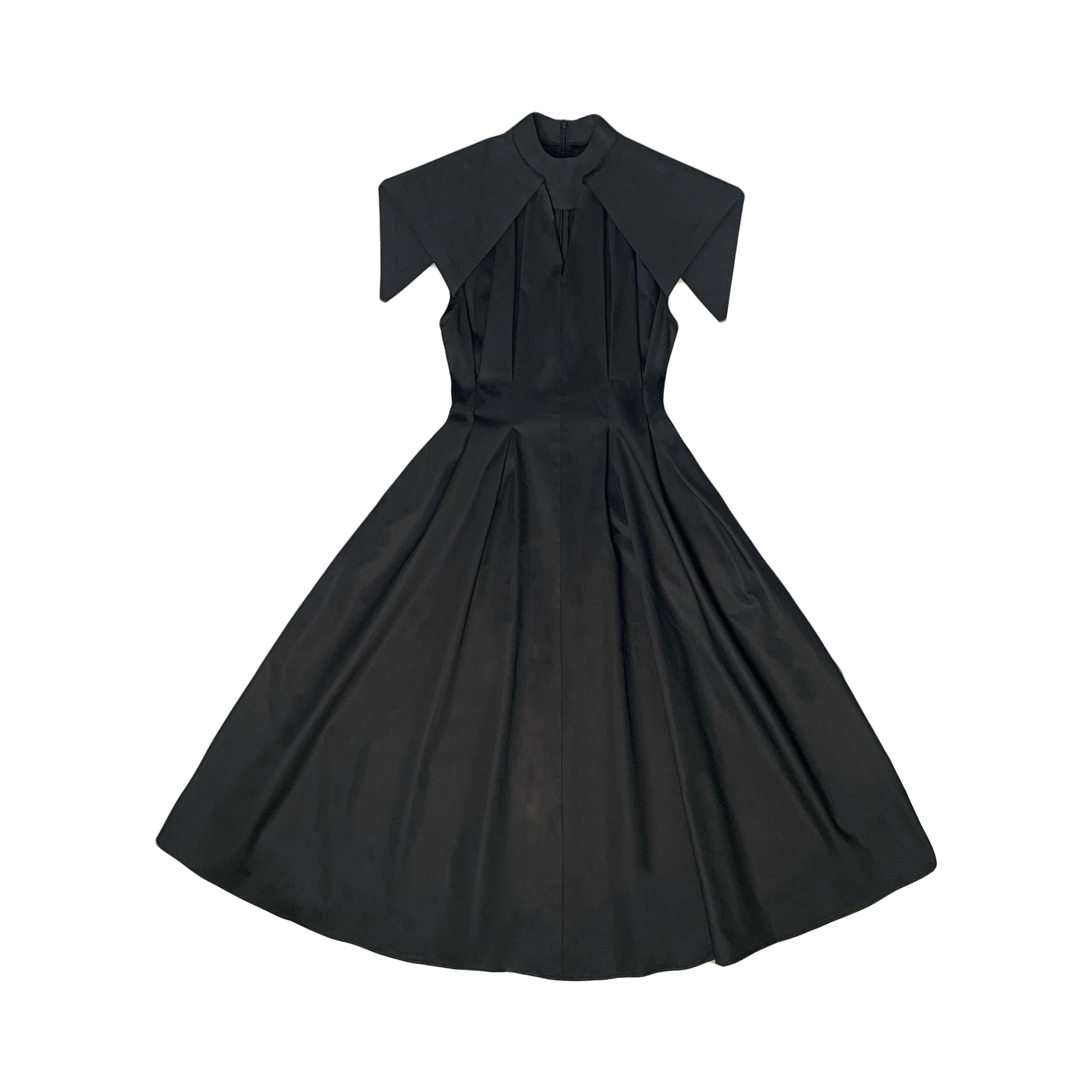 A-JANE Como High Collar Structured Panel Dress