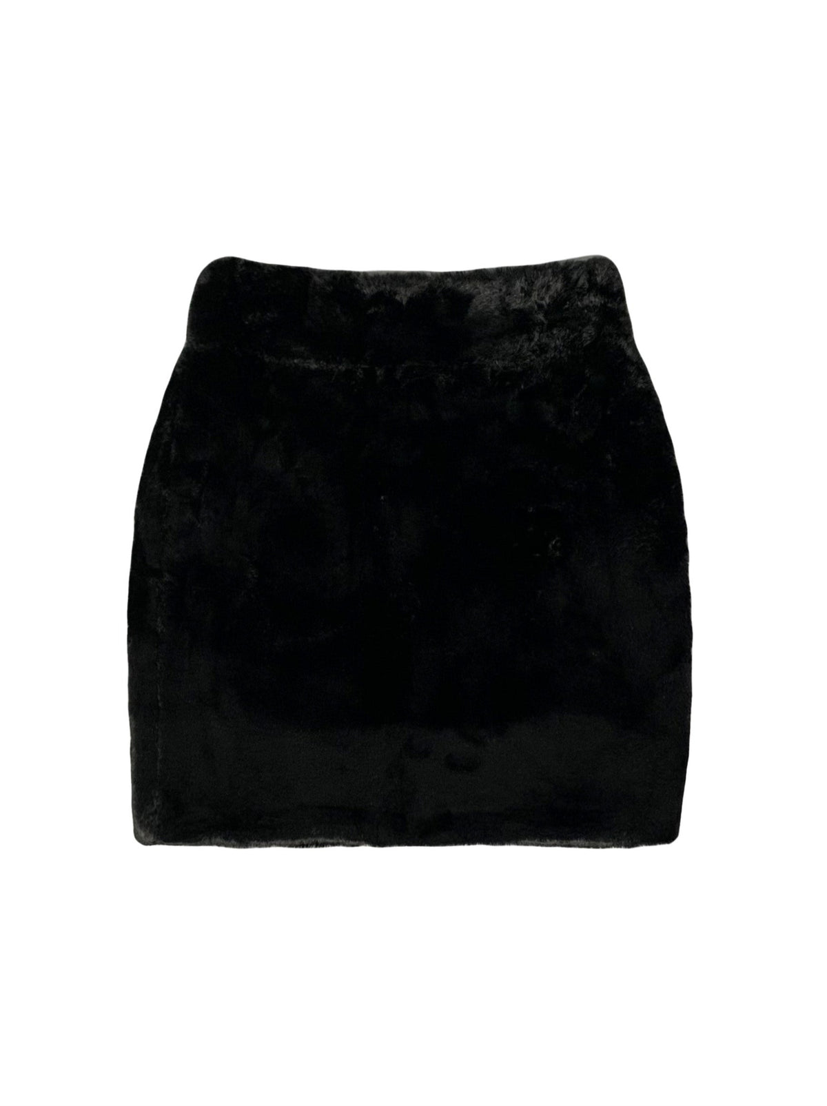 A-JANE MoMo  Faux Fur Mini Skirt