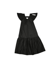 A-JANE Curtie Maxi Hollow Neoprene Collar Shift Dress