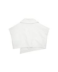 A-JANE Newe Trench Cropped Cape Top